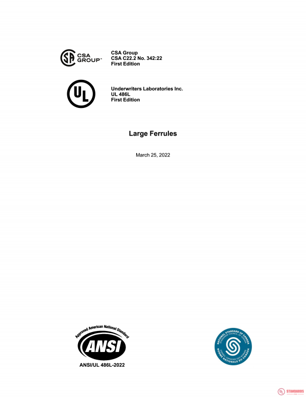 UL 486L PDF UL 486L PDF